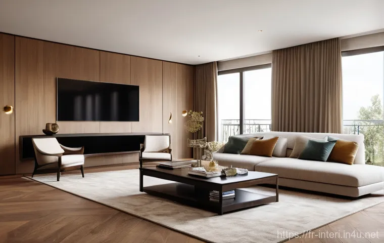 실내건축 실습에서 사용되는 주요 도구들 - **Photorealistic Modern Living Room with Detailed Visualization**
    A professional, photorealistic...