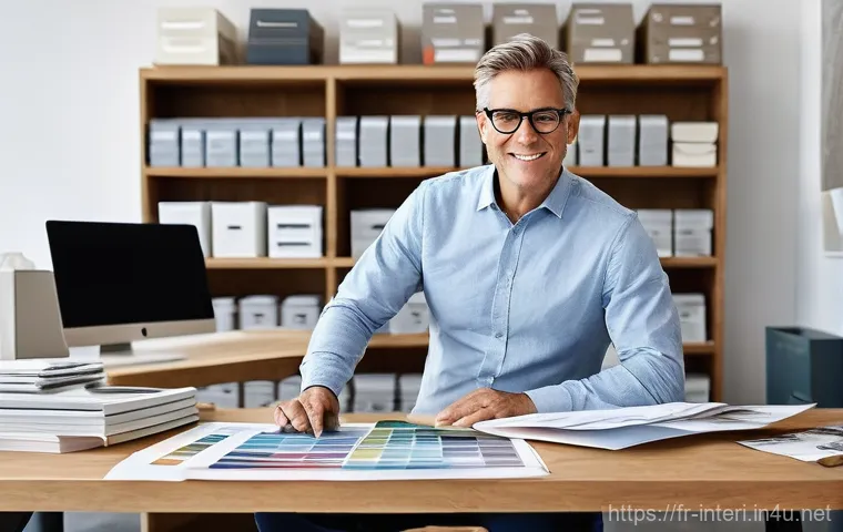 실내건축 프로젝트 견적 작성법 - **Prompt 1: Capturing the Client's Vision**
    "A professional, stylish female interior designer in...