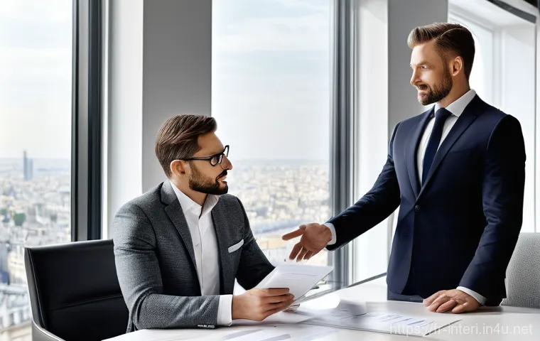 실내건축 프로젝트 견적 작성법 - **Prompt 2: The Art of Material Sourcing and Cost Estimation**
    "A focused male interior designer...