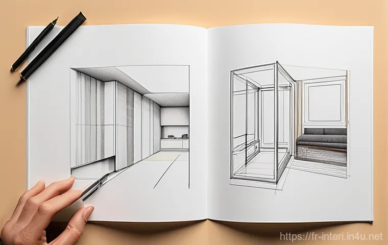 실내건축 실기 시험 준비를 위한 주요 자료 - **Prompt 2: "A serene and sophisticated living space designed with a strong emphasis on sustainabili...