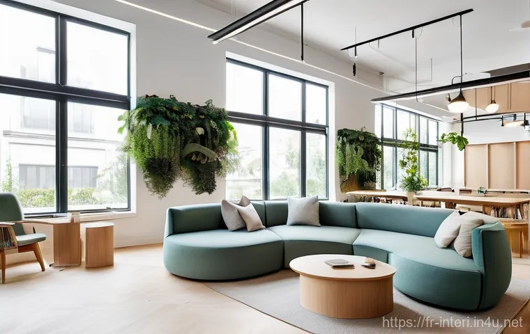 실내건축 시험 준비를 위한 학습 자료 - **An Interior Designer's Inspiring and Organized Workspace:**
    "Generate an image of a brightly l...