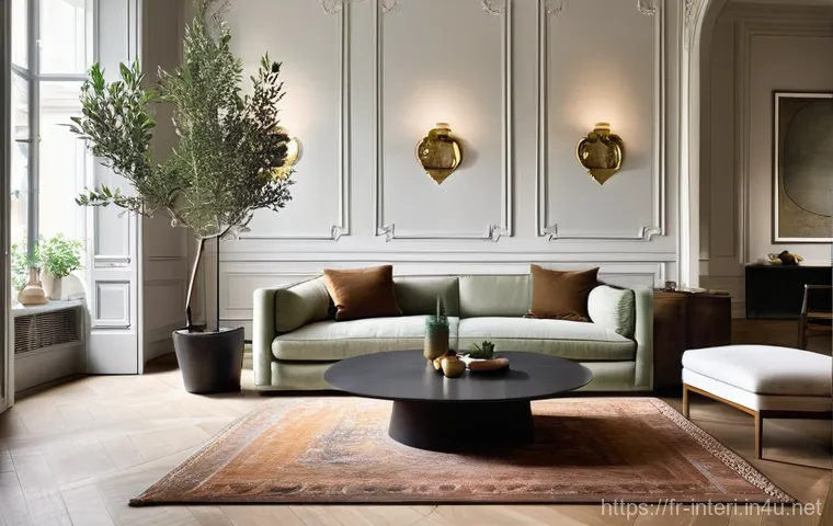 실내건축 자격증 소지자의 인터뷰 경험 - Modern Parisian Elegance with Biophilic Touches**

*   **Prompt:** A chic and sophisticated Parisian...