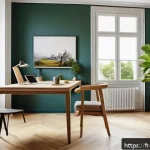 Home 20 실내건축 경력직 이직 준비 방법 - A modern French interior design studio scene showcasing a professional interior architect working on...